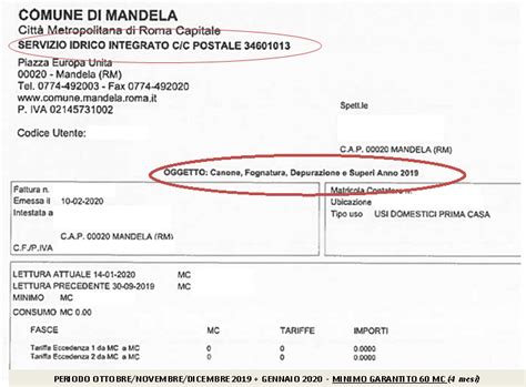 hermes rc fattura servizio idrico|Fatture Servizio Idrico Integrato ed erronea indicazione Iban.